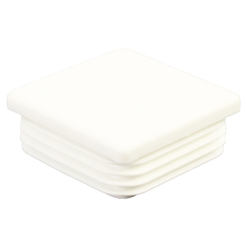 65mm x 65mm Square Tube Inserts,White