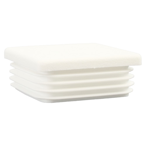 70mm x 70mm Square Tube Inserts,White