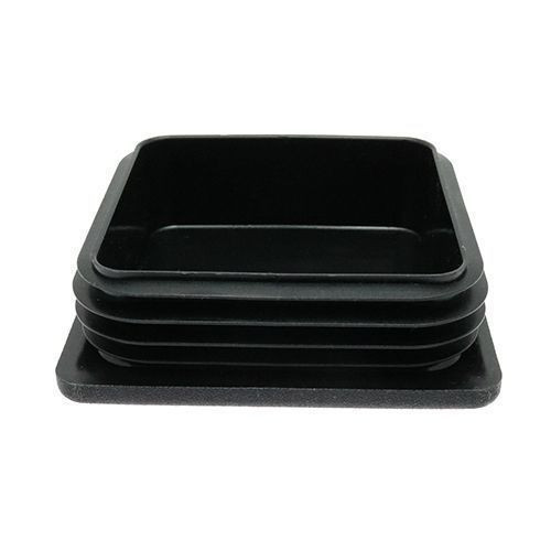 80mm x 80mm Square Tube Inserts,Black