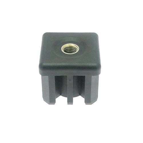 M16 x 30mm x 30mm - Heavy Duty Square Threaded Insert - Black - Brass | Vital Parts