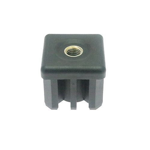 M12 x 50mm x 50mm - Heavy Duty Square Threaded Insert - Black - Stainless Steel | Vital Parts