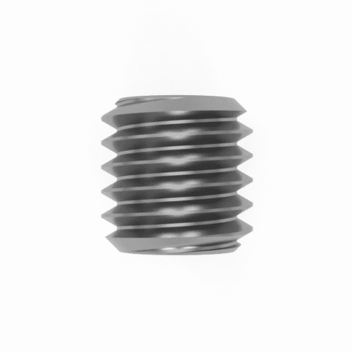 Flat Point Grub Screw (DIN 913) - M6 x 20mm