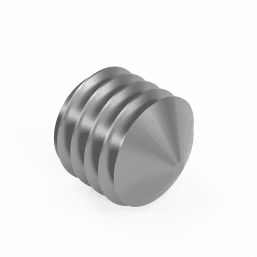 M6 x 20mm Hex Socket Cone Point Grub Screw DIN 914 A2 