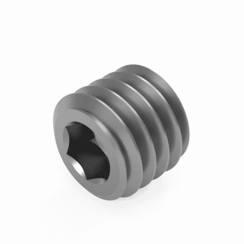 M6 x 20mm Hex Socket Cone Point Grub Screw DIN 914 A2 