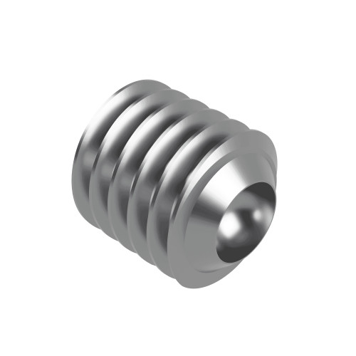 M6 x 20mm Socket Grub Screw Cup Point A2 