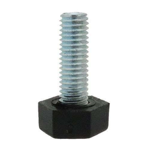 M10, 25mm, Hexagon Base Adjustable Feet, LDPE