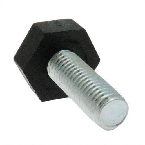 M8, 25mm, Hexagon Base Adjustable Feet, LDPE