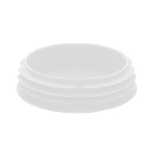 60mm Round Thin Head Tube Insert for 1.0-2.0mm Wall Thickness - White | Vital Parts