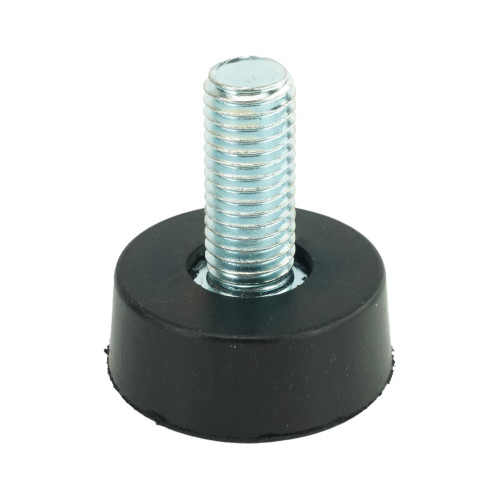 M12 x 25mm Tapered Rubber Adjustable Feet | Vital Parts