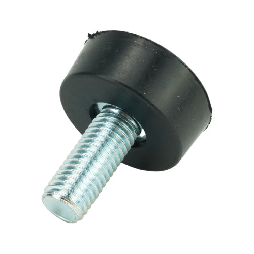 M12 x 25mm Tapered Rubber Adjustable Feet | Vital Parts