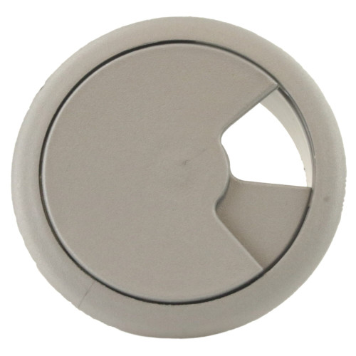 Grey ABS Desk Cable Tidy, 80mm Hole - DCT017-500