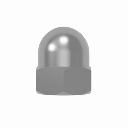 M7 x 1mm - Domed Hex Nuts DIN 1587 | Vital Parts