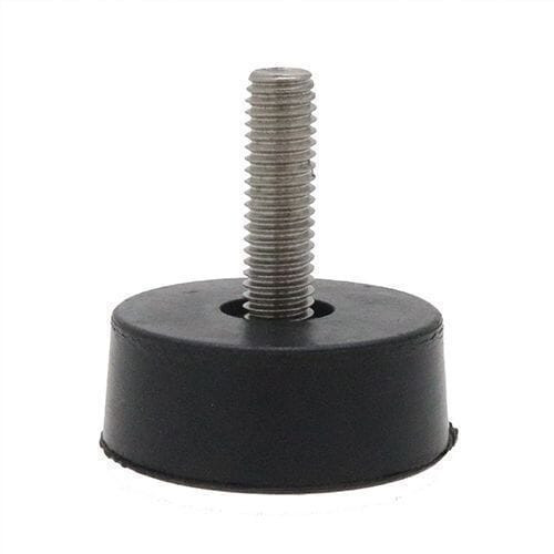 M12 x 70mm Tapered Rubber Adjustable Feet | Vital Parts