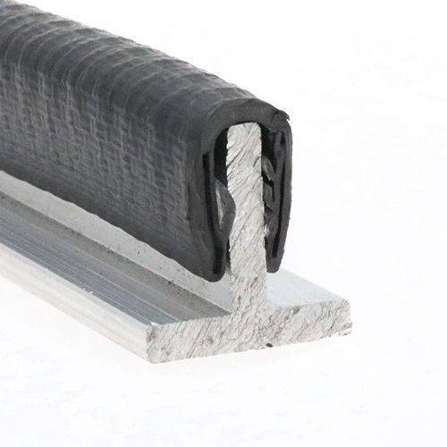 Reinforced Edge Trim, Rubber & Steel - 17mm Depth x 50m