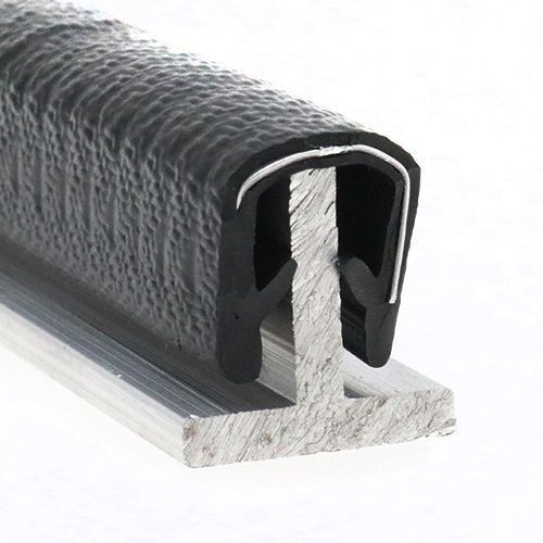 Reinforced Edge Trim, Rubber & Steel - 15mm Depth x 50m