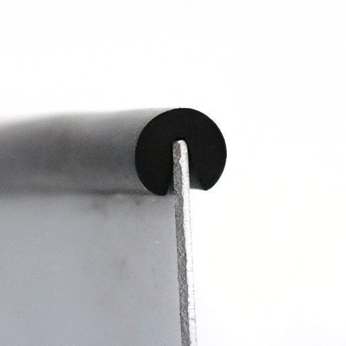 EPDM Rubber Edge Trim, U Channel - 6mm Depth x 50m Length