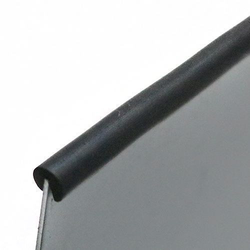EPDM Rubber Edge Trim, U Channel - 6mm Depth x 50m Length