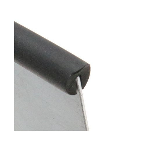 EPDM Rubber Edge Trim, U Channel - 9.5mm Depth x 50m Length