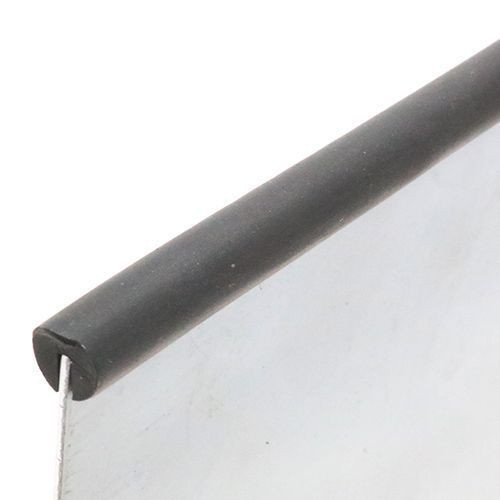 EPDM Rubber Edge Trim, U Channel - 9.5mm Depth x 50m Length
