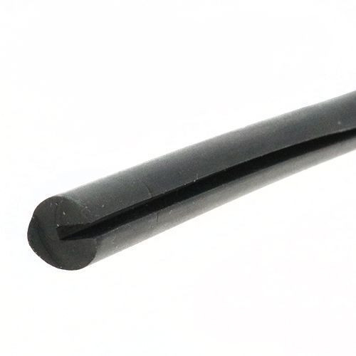 EPDM Rubber Edge Trim, U Channel - 9.5mm Depth x 50m Length