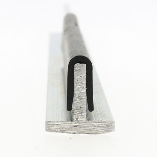 EPDM Rubber Edge Trim, U Channel - 15mm Depth x 50m Length