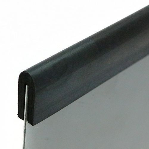 EPDM Rubber Edge Trim, U Channel - 23mm Depth x 50m Length