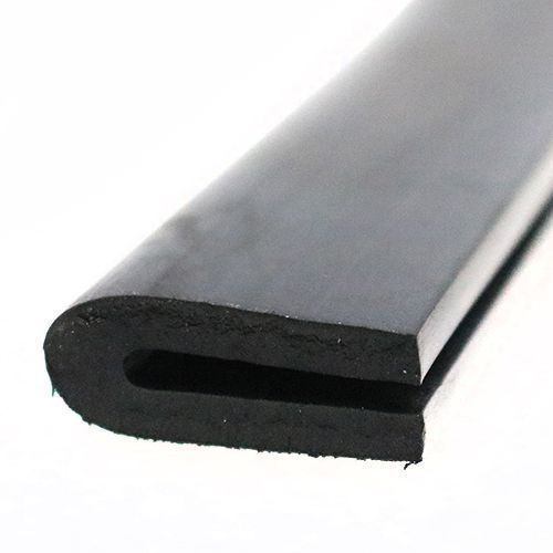 EPDM Rubber Edge Trim, U Channel - 23mm Depth x 50m Length