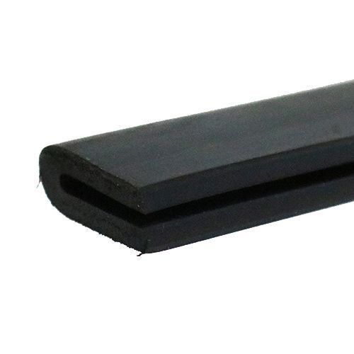 EPDM Rubber Edge Trim, U Channel - 23mm Depth x 50m Length