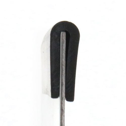 EPDM Rubber Edge Trim, U Channel - 21mm Depth x 50m Length