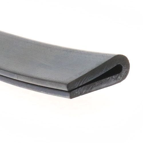 EPDM Rubber Edge Trim, U Channel - 21mm Depth x 50m Length