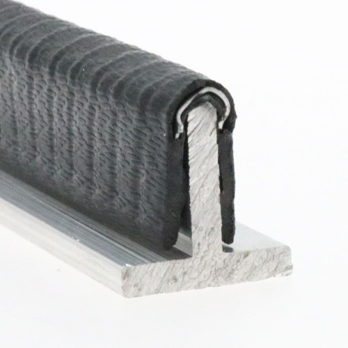 Reinforced Edge Trim, Rubber & Steel - 14.5mm Depth x 50m