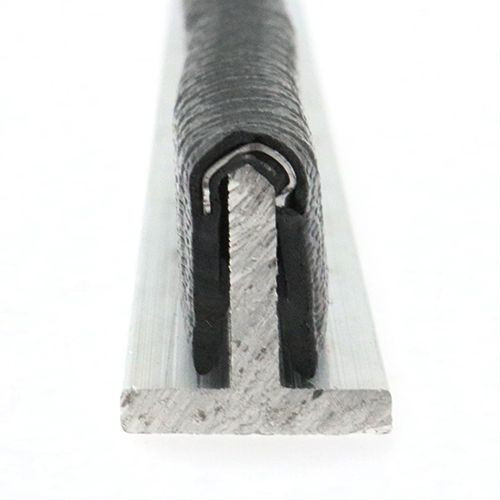 Reinforced Edge Trim, Rubber & Steel - 14.5mm Depth x 50m