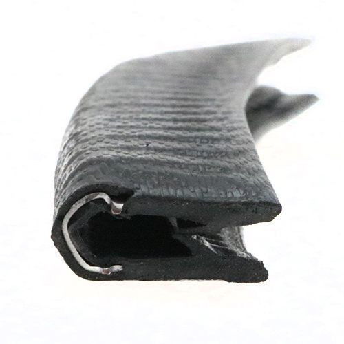 Reinforced Edge Trim, Rubber & Steel - 14.5mm Depth x 50m