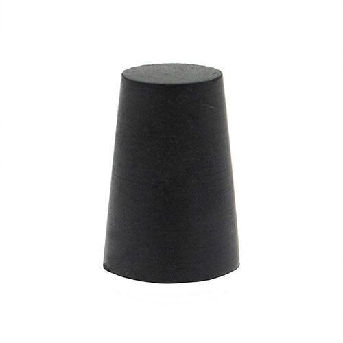 EPDM Tapered Plugs - 25.4mm Length - 17.45mm Max Diameter - Black EPDM