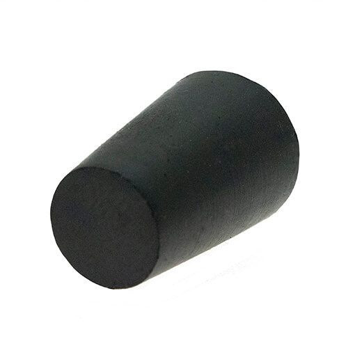 EPDM Tapered Plugs - 25.4mm Length - 17.45mm Max Diameter - Black EPDM