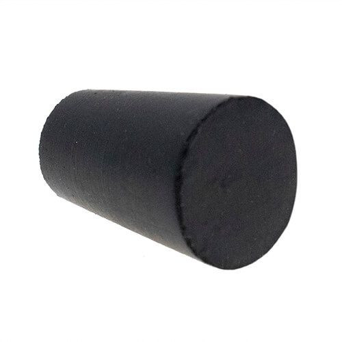 EPDM Tapered Plugs - 25.4mm Length - 17.45mm Max Diameter - Black EPDM