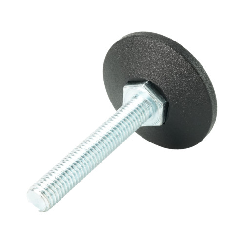 M10 x 60mm Fixed Thread Adjustable Feet, 48mm Base