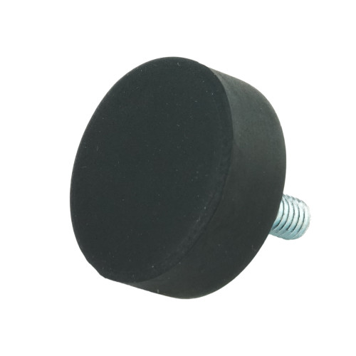 M6 x 18mm Straight Rubber Adjustable Feet | Vital Parts