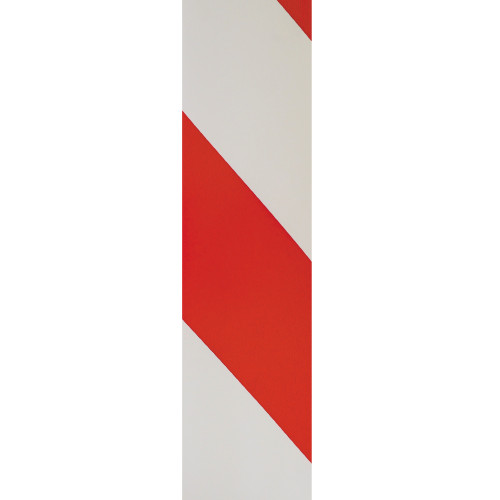 50mm x 33m Red and White Hazard Warning Safety Tape