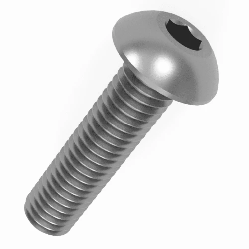 M4 x 10mm Hex Socket Button Head ISO 7380-1 A4 Stainless Steel