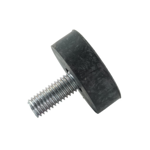 M8 x 18mm Straight Rubber Adjustable Feet | Vital Parts