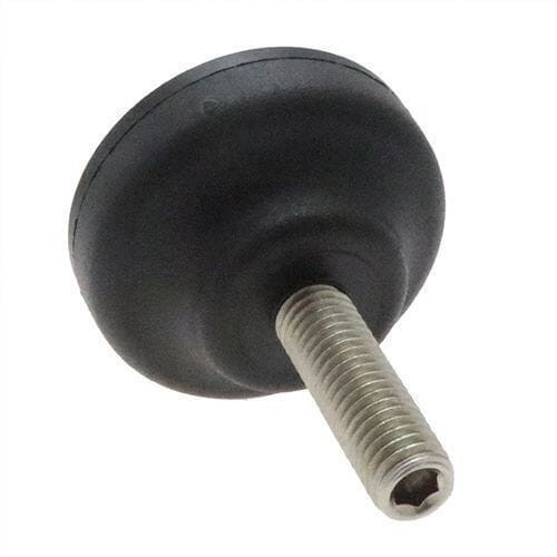 M10 x 50mm - Polyamide Adjustable Feet - Rubber Polyamide | Vital Parts