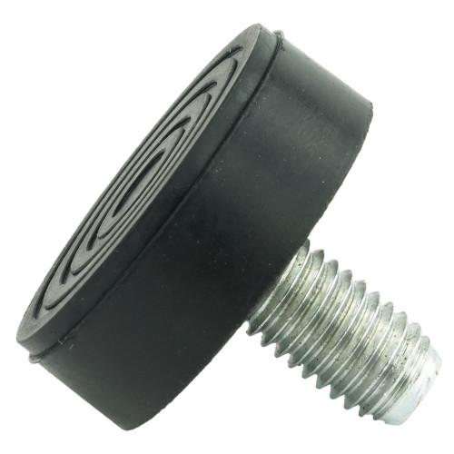 M10 x 28mm Straight Rubber Adjustable Feet | Vital Parts