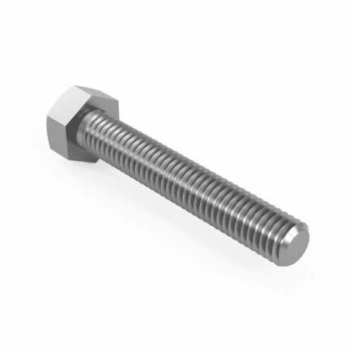 M27 x 130mm Hex Head Screw DIN 933 A2-70 Stainless Steel