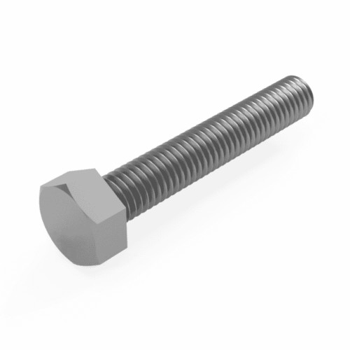 M27 x 130mm Hex Head Screw DIN 933 A2-70 Stainless Steel