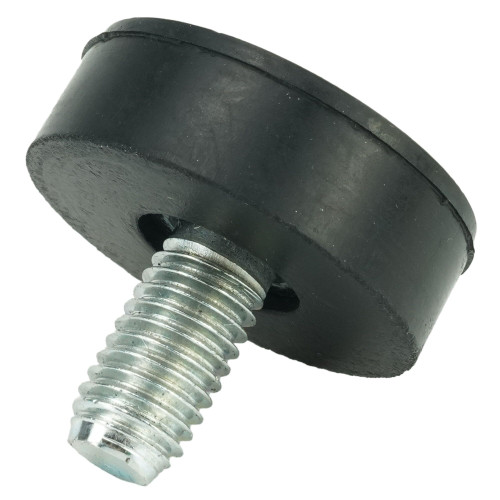 M10 x 28mm Straight Rubber Adjustable Feet | Vital Parts
