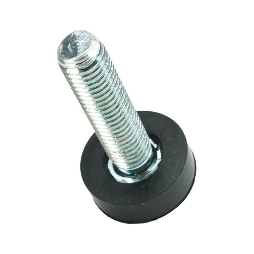 M12 x 48mm Straight Rubber Adjustable Feet | Vital Parts