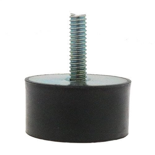 M6 x 18mm Anti-Vibration Mount - Male Flat Buffers (Weight Rating 69.5 kg) | Vital Parts
