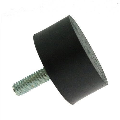 M6 x 18mm Anti-Vibration Mount - Male Flat Buffers (Weight Rating 69.5 kg) | Vital Parts