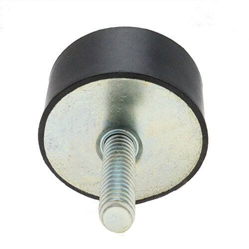 M6 x 18mm Anti-Vibration Mount - Male Flat Buffers (Weight Rating 69.5 kg) | Vital Parts